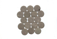  17عدد سکه 5 ریالی اوایل جمهوری سال مختلف